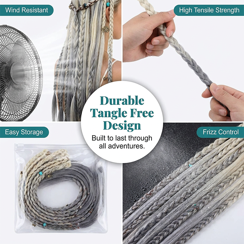 ✨ Festival Season Special | Boho Pre-Braided Clip-In Hair Extensions – Save 38%