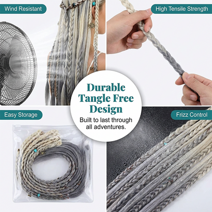 ✨ Festival Season Special | Boho Pre-Braided Clip-In Hair Extensions – Save 38%