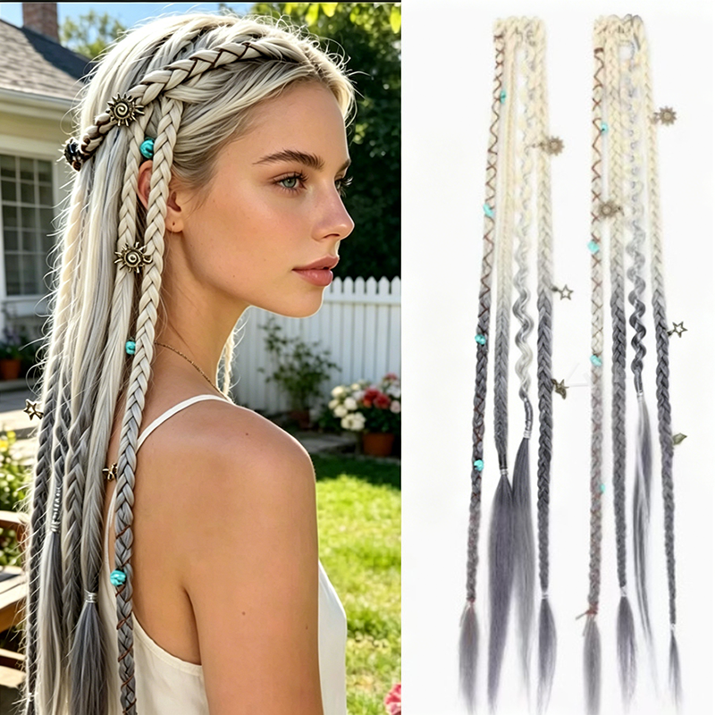✨ Festival Season Special | Boho Pre-Braided Clip-In Hair Extensions – Save 38%