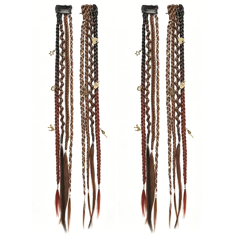 ✨ Festival Season Special | Boho Pre-Braided Clip-In Hair Extensions – Save 38%
