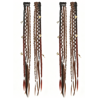 ✨ Festival Season Special | Boho Pre-Braided Clip-In Hair Extensions – Save 38%