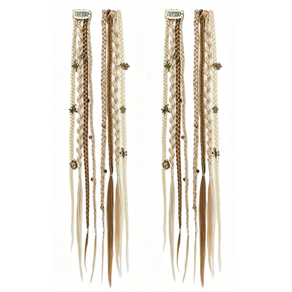 ✨ Festival Season Special | Boho Pre-Braided Clip-In Hair Extensions – Save 38%