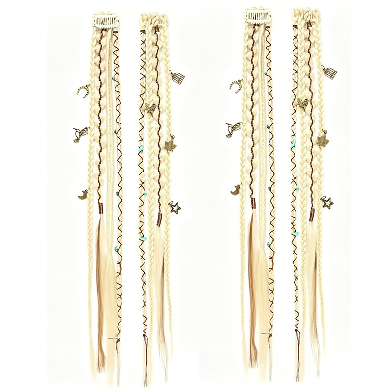 ✨ Festival Season Special | Boho Pre-Braided Clip-In Hair Extensions – Save 38%
