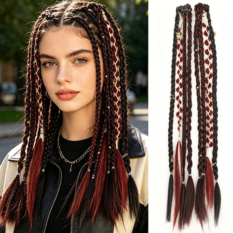 ✨ Festival Season Special | Boho Pre-Braided Clip-In Hair Extensions – Save 38%