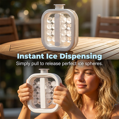 🔥 50% OFF – Portable Silicone Ice Ball Maker Bottle 🧊 | 3 Colors Available