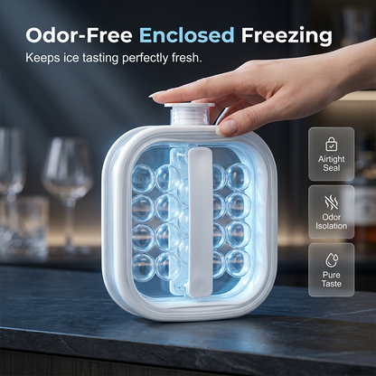 🔥 50% OFF – Portable Silicone Ice Ball Maker Bottle 🧊 | 3 Colors Available