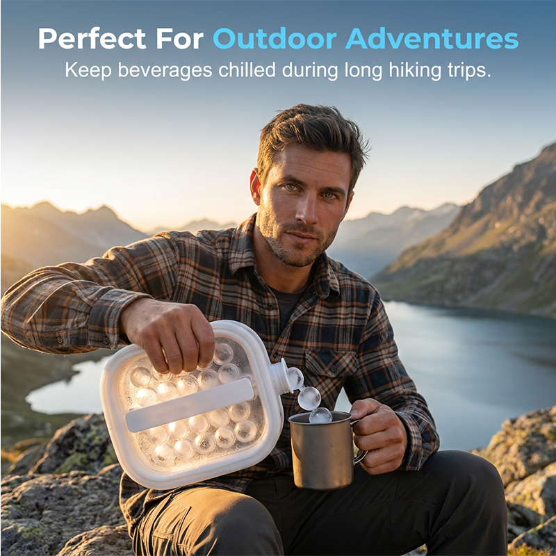 🔥 50% OFF – Portable Silicone Ice Ball Maker Bottle 🧊 | 3 Colors Available