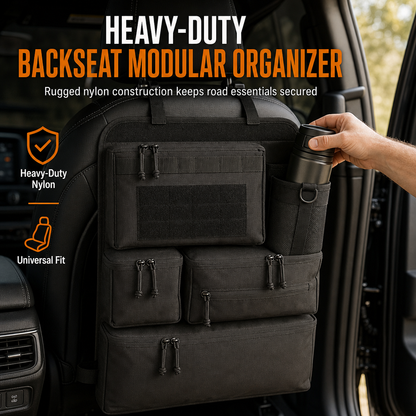 🚙 Holiday Road Trip Special | Heavy-Duty Tactical Backseat Organizer – Save 46%