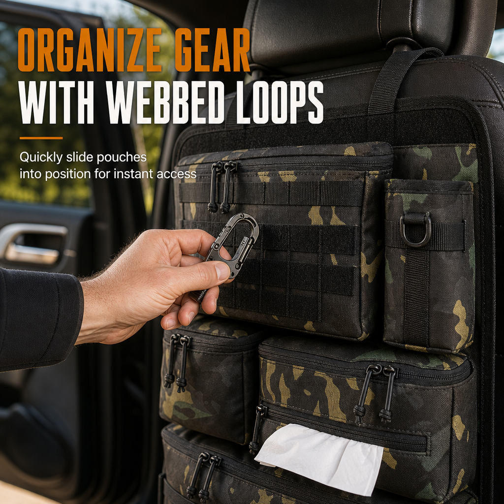 🚙 Holiday Road Trip Special | Heavy-Duty Tactical Backseat Organizer – Save 46%