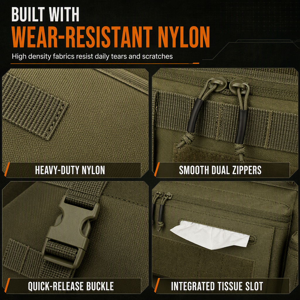 🚙 Holiday Road Trip Special | Heavy-Duty Tactical Backseat Organizer – Save 46%