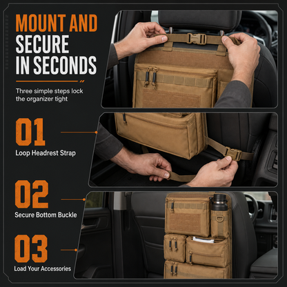 🚙 Holiday Road Trip Special | Heavy-Duty Tactical Backseat Organizer – Save 46%