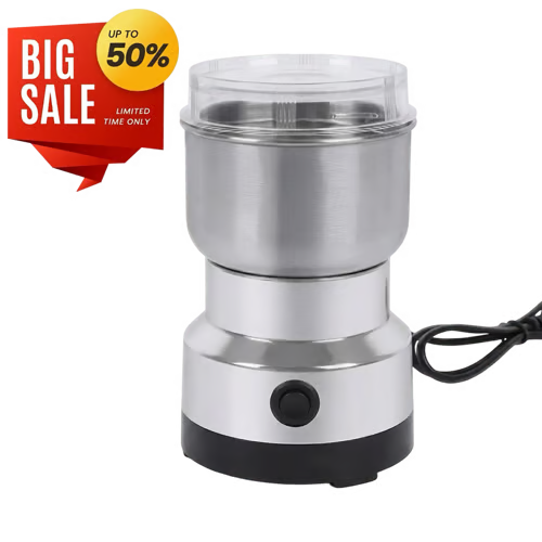 ⏳Last Day 49% OFF 🌿 Stainless Steel Dry Ingredient Grinder ✨ Spices, Grains & Coffee
